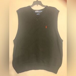 Vintage Polo by Ralph Lauren V-neck cotton knit sweater vest  XXL men’s